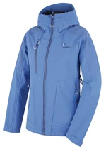 Husky Sevan L L - plus, blue Dámská softshell bunda