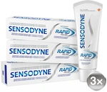 SENSODYNE Rapid Relief Whitening Zubní pasta 3 x 75 ml