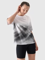 Dámské tričko oversize s potiskem - černé