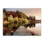 Szklany obraz Styler Autumn Path, 80x120 cm