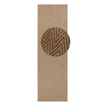 Brązowy chodnik BT Carpet Nature 500, 80x350 cm