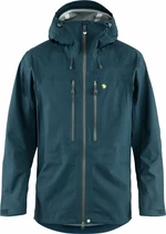 Fjällräven Bergtagen Eco-Shell Jacket Mountain Blue S Outdorová bunda