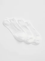 Set of three white women's ankle socks GAP