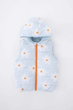 DEFACTO Baby Girls Water Repellent Hooded Inflatable Vest