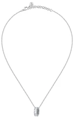 Morellato Třpytivý náhrdelník s čirými zirkony Baguette SAVP02