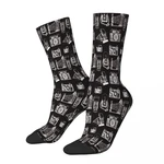 Vintage Camera Collection Negative Socks Male Mens Women Summer Stockings Hip Hop