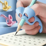 3pc 5 Fingers Silicone Pencil Pen Holder Children Writing Learning Tool Stationery Aid Grip Posture Correction Device