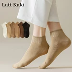 3 Pairs Ankle Socks For Women High Quality 2023 New Retro Fashion Casual Solid Color Cotton Socks Girls Breathable Short Socks