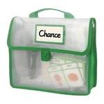 Clear Book Carrying Bag Clear Document Bag With Handle Multifunctional Schoolbag Handbag For Books Files Documents Mobile Phones