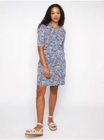 Light blue women's floral dress Blutsgeschwister - Women's