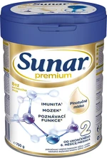 SUNAR Premium 2 pokračovací kojenecké mléko 700 g