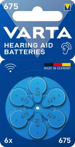 Varta knoflíková baterie Hearing Aid Battery 675 Bli 6