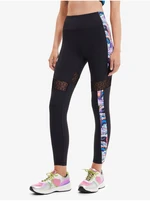 Black women's leggings Desigual Lotus - Women's