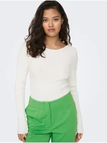 White sweater with a cutout on the back ONLY Emmy - Women's