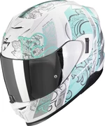 Scorpion EXO 520 EVO AIR FASTA White/Light Blue S Helm