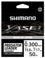 Shimano Fishing Yasei Predator Fluorocarbon Clear 0,30 mm 7,17 kg 50 m Żyłka