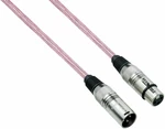 Bespeco LZMB900 Ružová 9 m Mikrofónový kábel