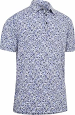 Callaway Mens Filter Floral Print Polo Caviar XL