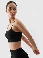 Women's 4F Low Support Yoga Bra - Black