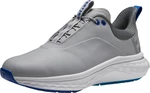 Footjoy Quantum Mens Golf Shoes Grey/White/Blue 45 Calzado de golf para hombres
