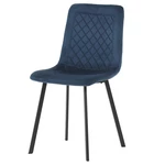 Jídelní židle GLORY modrá/černá