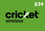 Cricket $34 Mobile Top-up US