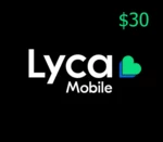 Lyca Mobile $30 Mobile Top-up US