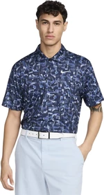 Nike Dri-Fit Tour Confetti Print Mens Polo Ashen Slate/White XL Camiseta polo