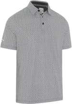 Callaway Tee Allover Print Mens Polo Caviar M