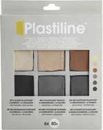 Plastiline Set Plasticine Sample Blocks Pâtes à modeler professionnelles 6 x 80 g Plastiline Set Plasticine Sample Blocks Pâtes à modeler professionnelles 6 x 80 g