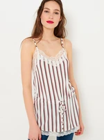 White striped top CAMAIEU - Women