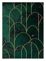 Kusový koberec Emerald 1016 green and gold-140x190