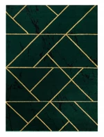 Kusový koberec Emerald geometric 1012 green and gold-140x190