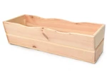 Dřevěný truhlík 64 cm Přírodní dřevo,Dřevěný truhlík 64 cm Přírodní dřevo