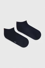 Ponožky Tommy Hilfiger 2-pak dámske, tmavomodrá farba, 701227564