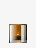 Svietnik na čajovú sviečku Epoque, v. 8,5 cm, lesklý jantár - LSA international