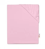 Baby Nellys Dětské jersey prostěradlo do postýlky - sv. růžová, vel. 120x60