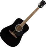 Fender FA-125 WN Black Guitarra acústica