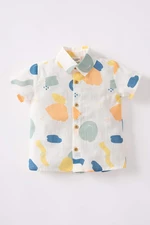 DEFACTO Baby Boy Shirt Collar Short Sleeve Shirt