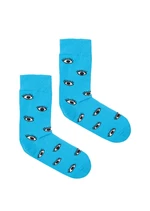 Kabak Unisex's Socks Patterned Blue Eyes