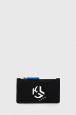 Peňaženka Karl Lagerfeld Jeans čierna farba