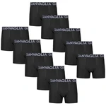 Gianvaglia 10PACK pánské boxerky černé (023) L
