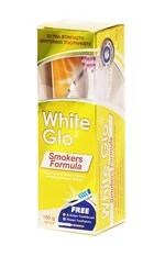 White Glo Bělicí zubní pasta Smokers pro kuřáky 150 g + kartáček na zuby a mezizubní White Glo Bělicí zubní pasta Smokers pro kuřáky 150 g + kartáček na zuby a mezizubní