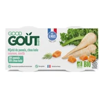 GOOD GOÛT BIO Losos s kapustou a pastinákem 2 x 190 g