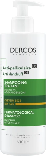 VICHY Dercos Šampon proti lupům na suché vlasy 390 ml