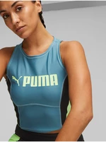 Modrý dámský sportovní top Puma Fit Eversculpt - Dámské