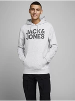 Férfi kapucnis felső Jack & Jones Grey