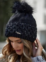 Black winter cap