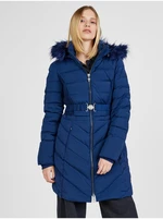 Dark Blue Ladies Quilted Coat Guess - Women