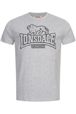 T-shirt da uomo Lonsdale 117420-Marl Grey/Black